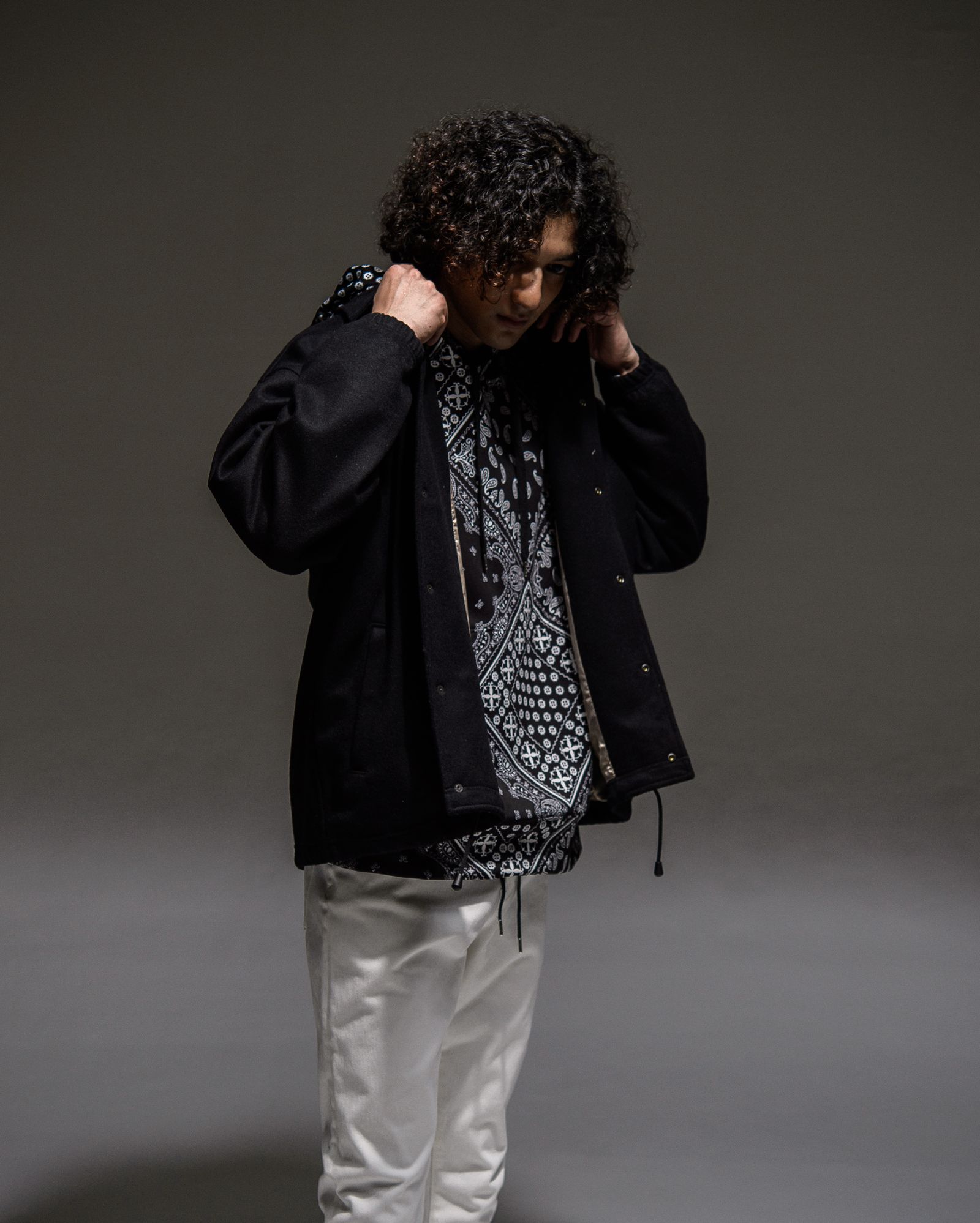 【※期間限定販売※】 OVER WOOL COACH JACKET / RC21-JK-005W / コーチジャケット