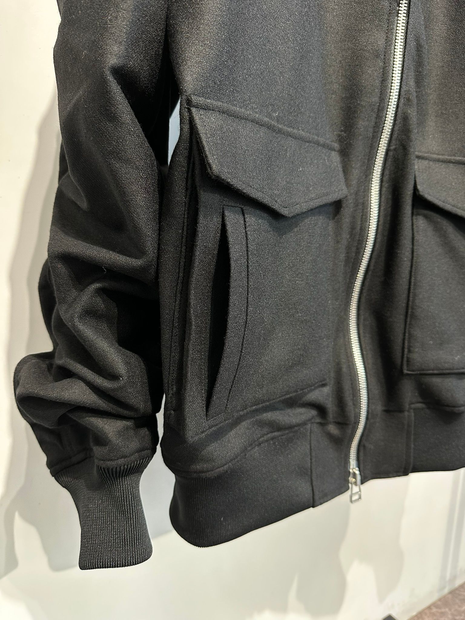 AG WOOL FLIGHT JK / RC34-JK-006 / ウールミリタリージャケット / ブラック