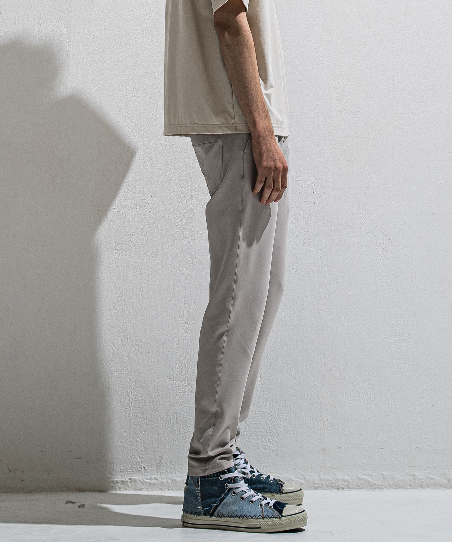 GAVIRIA DB EASY PANTS / DP1-ST-002 / ダンボールジャージイージーパンツ / グレージュ (3月中旬入荷予定)