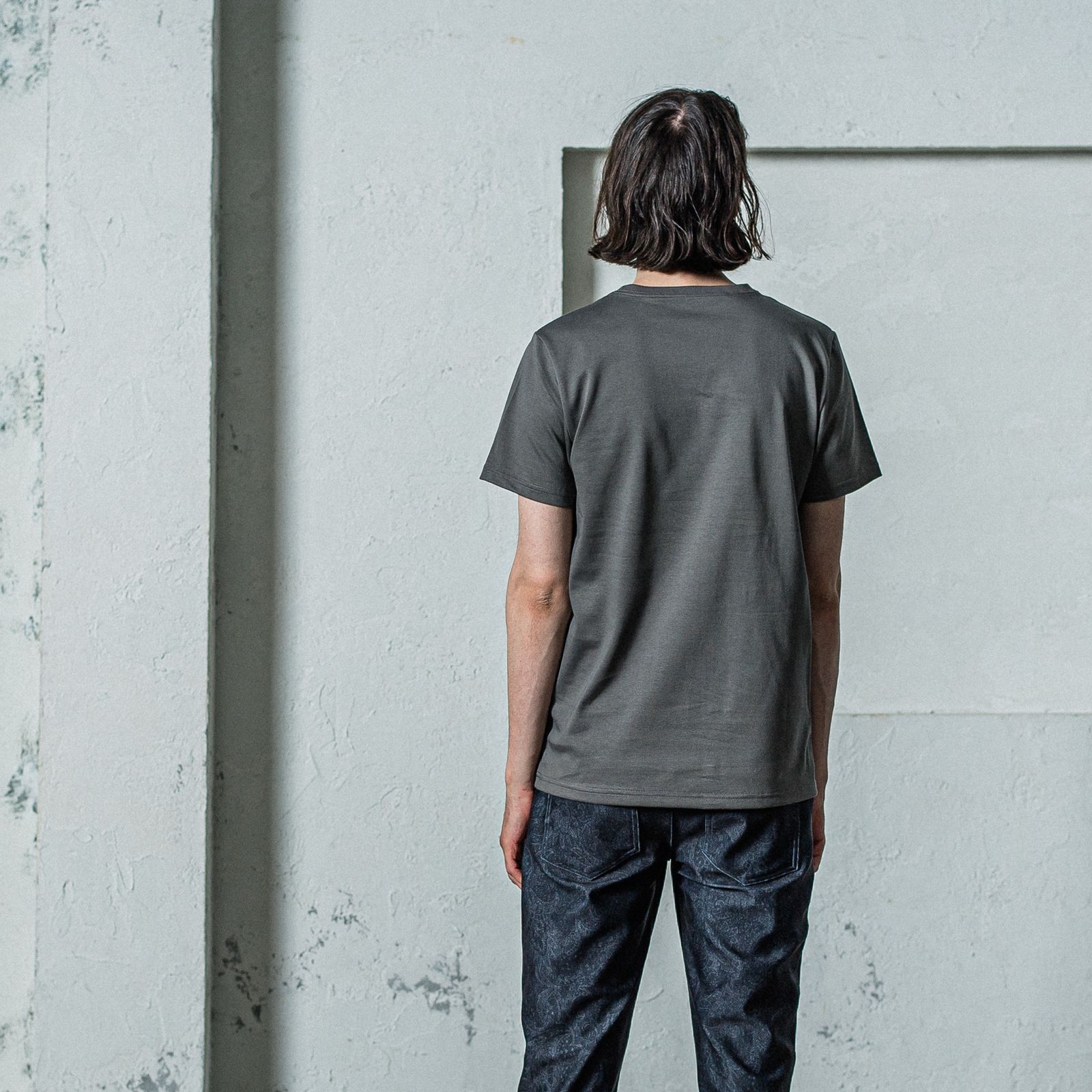 SIDE RC BASIC TEE / RC35-T-004 / サイドロゴジャストTシャツ / グレー