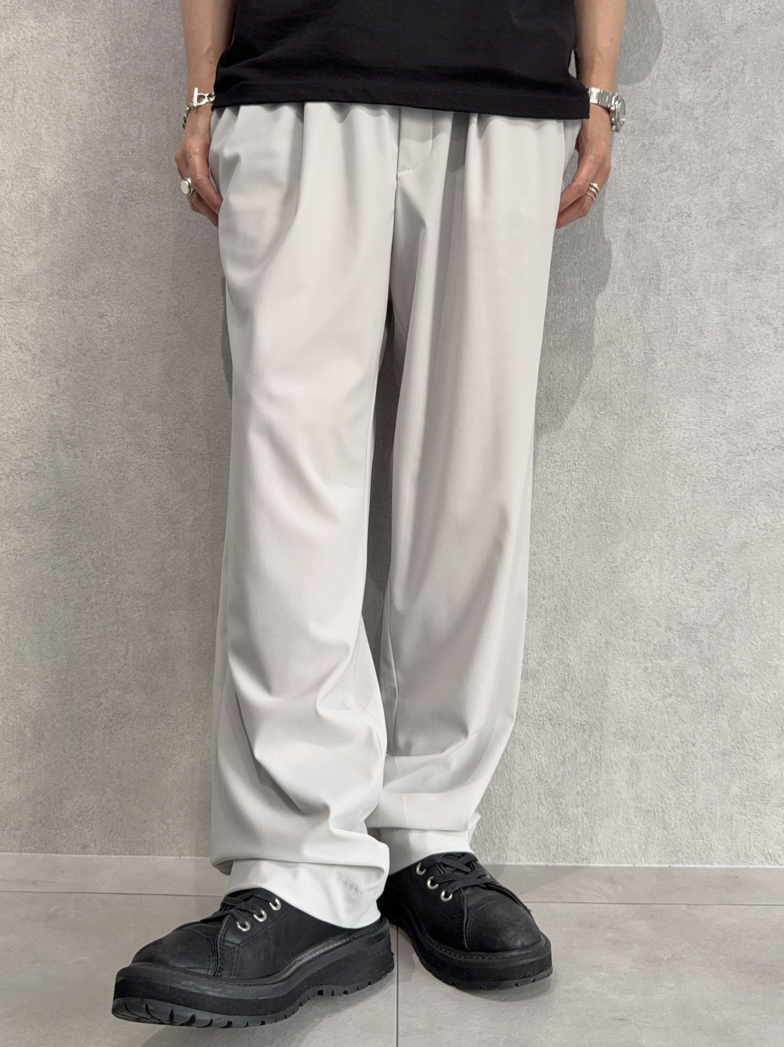 BEN PANTS / RC40-ST-038 / スーパーワイドパンツ / グレー
