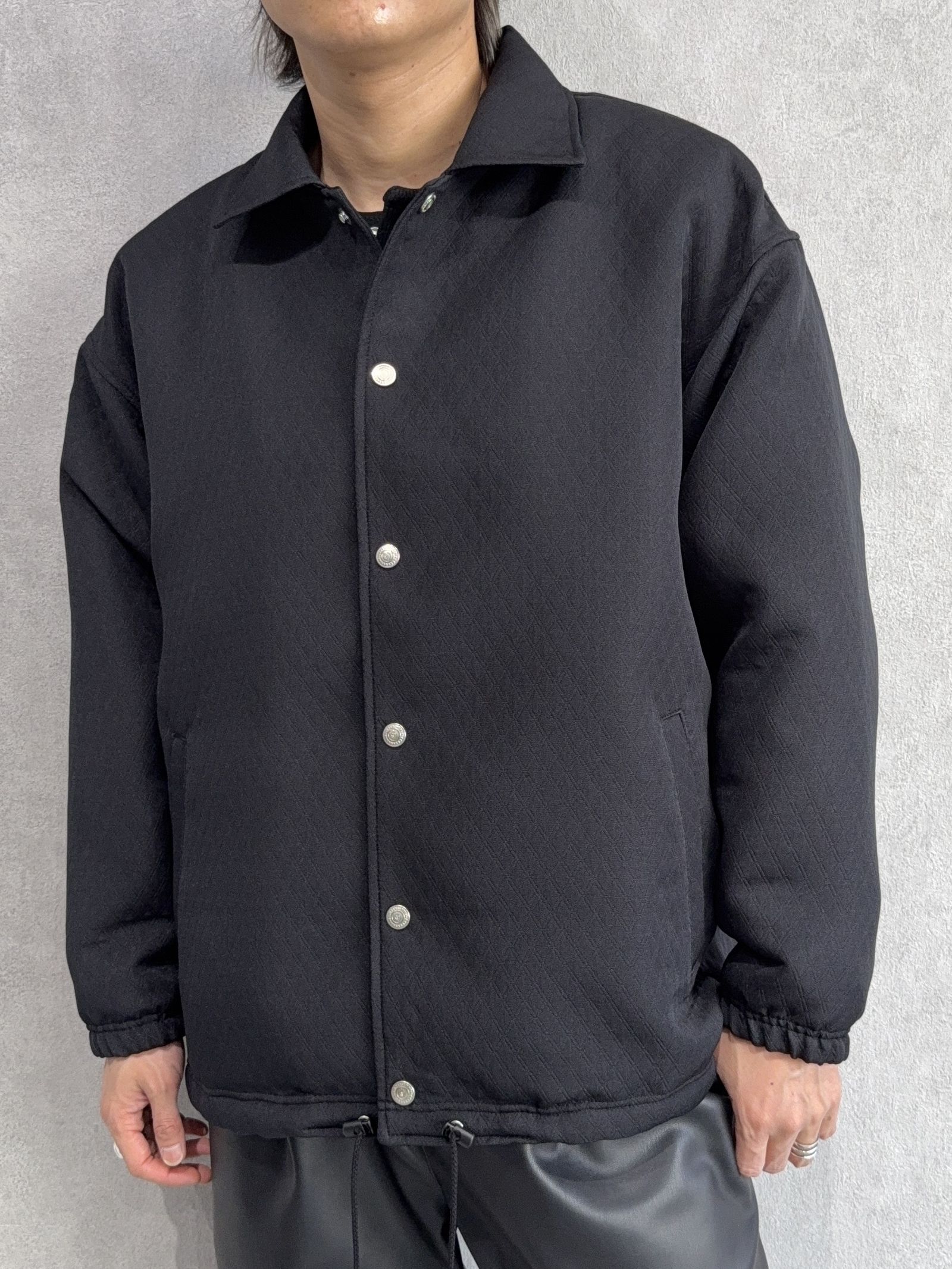 FUR COACH JK / RC38-JK-005 / キルティングファーコーチジャケット / ブラック