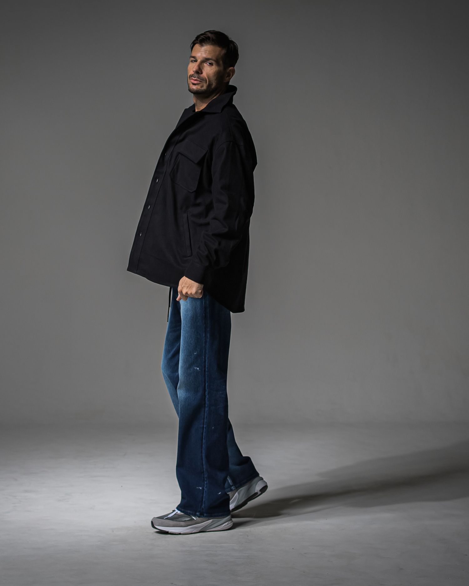 KING DENIM JERSEY / RC37-ST-005 / デニムジャージ バギーワイドパンツ / ダークインディゴ