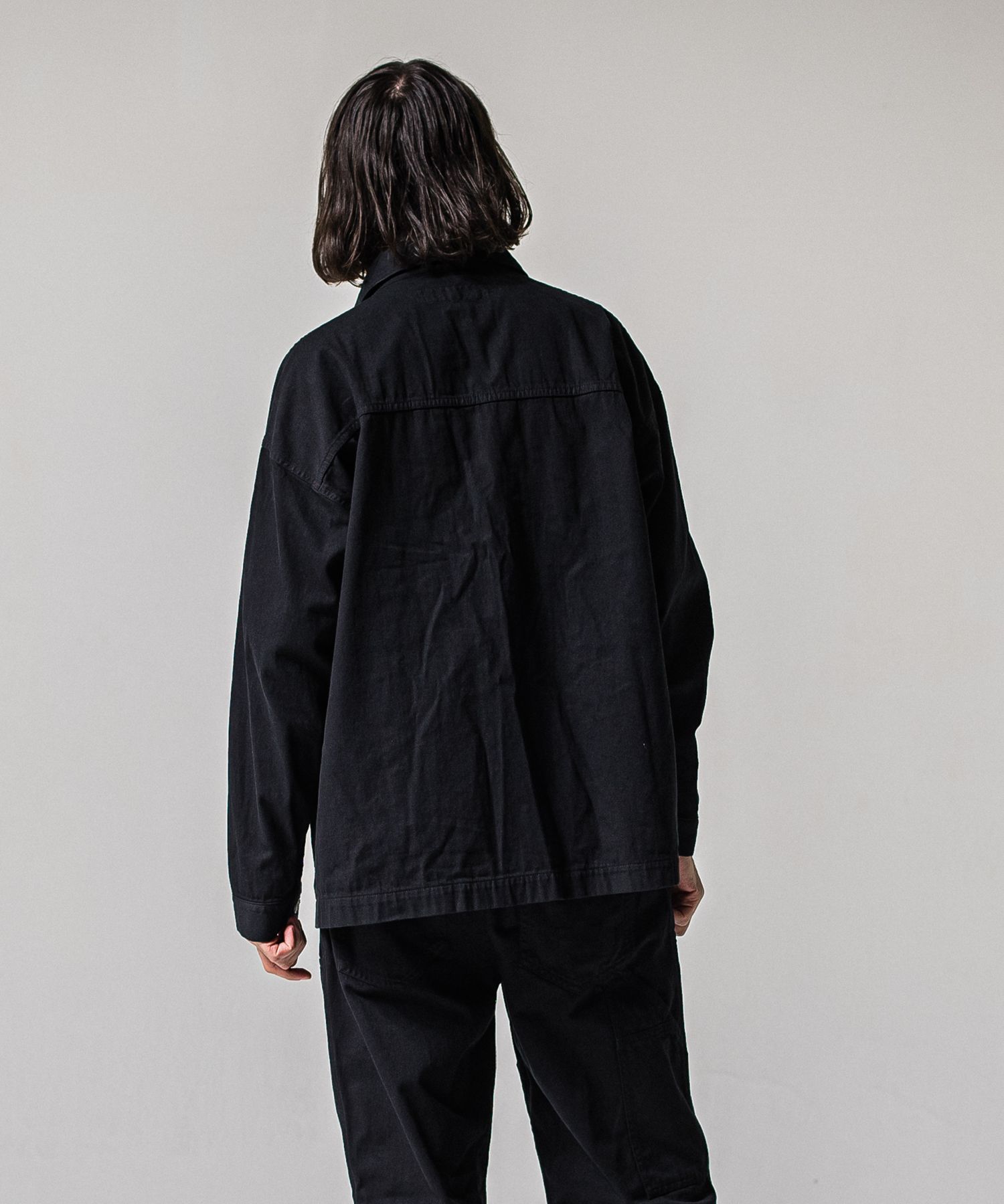 RC CAVER ALL / RC39-JK-004 / デニムカバーオール / ブラック (2月中旬入荷予定)