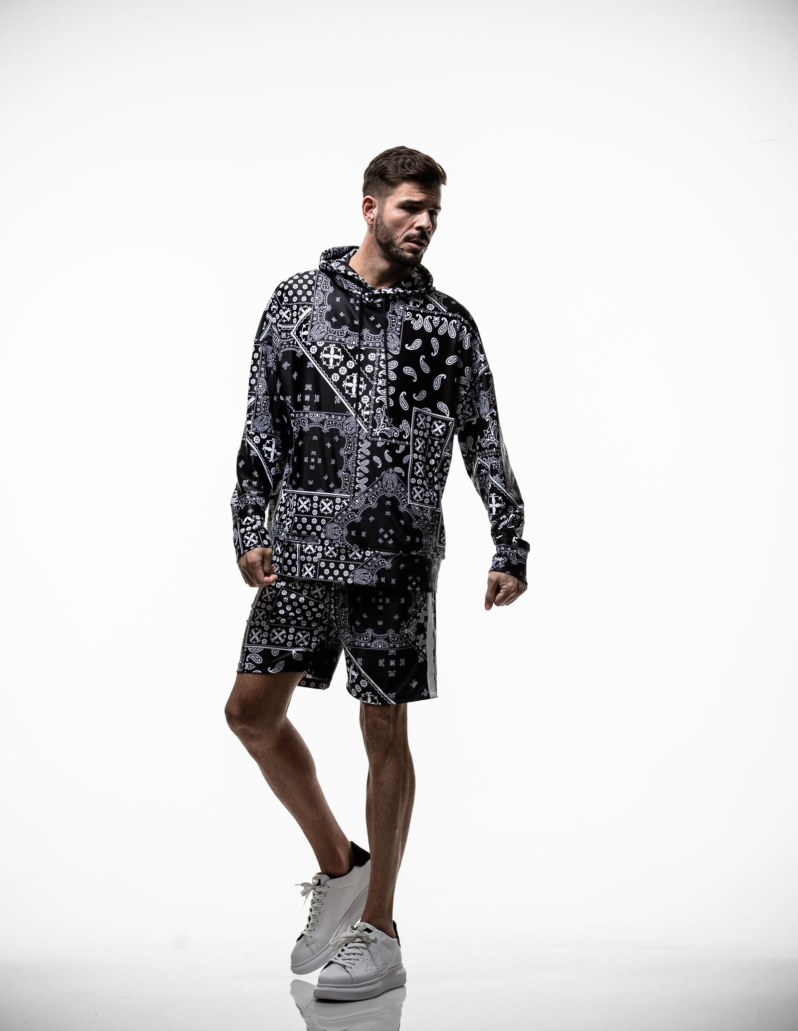 【※期間限定販売※】 BANDANA RUSH LOOSE HOODIE / RC19-C-003 / ラッシュガードパーカー