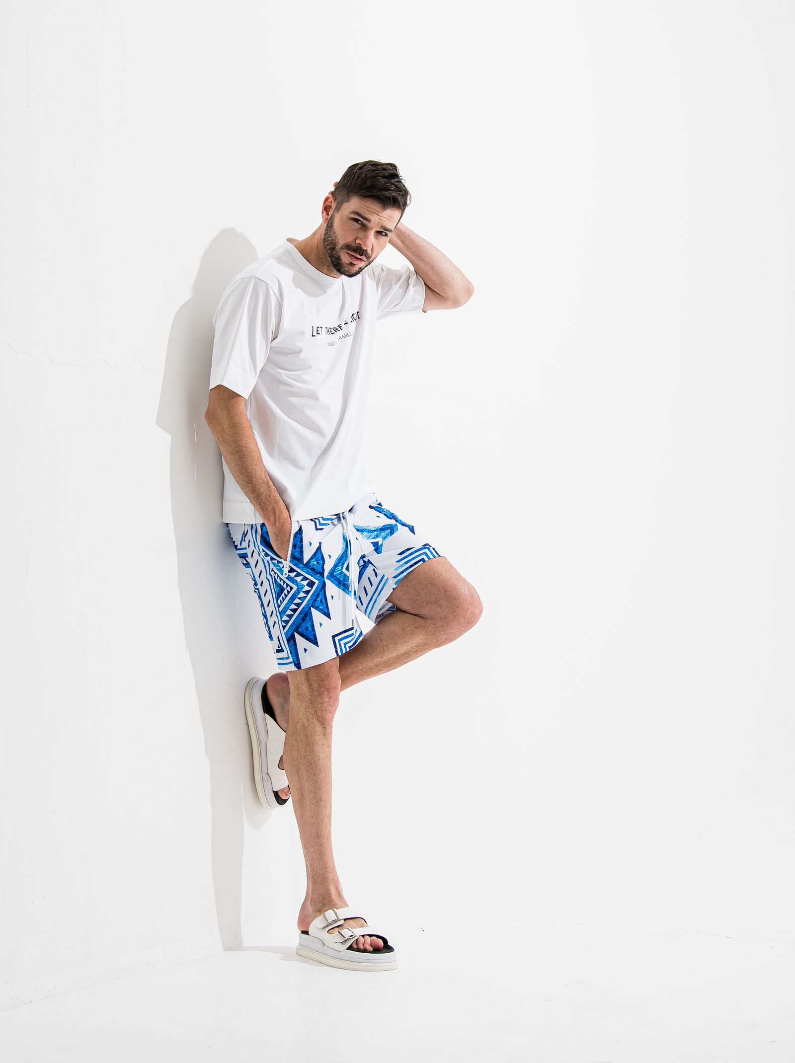 RUSH SHORTS / OR2-HP-002  / ラッシュガードハーフパンツ / ネイティヴブルー (6月中旬入荷予定)