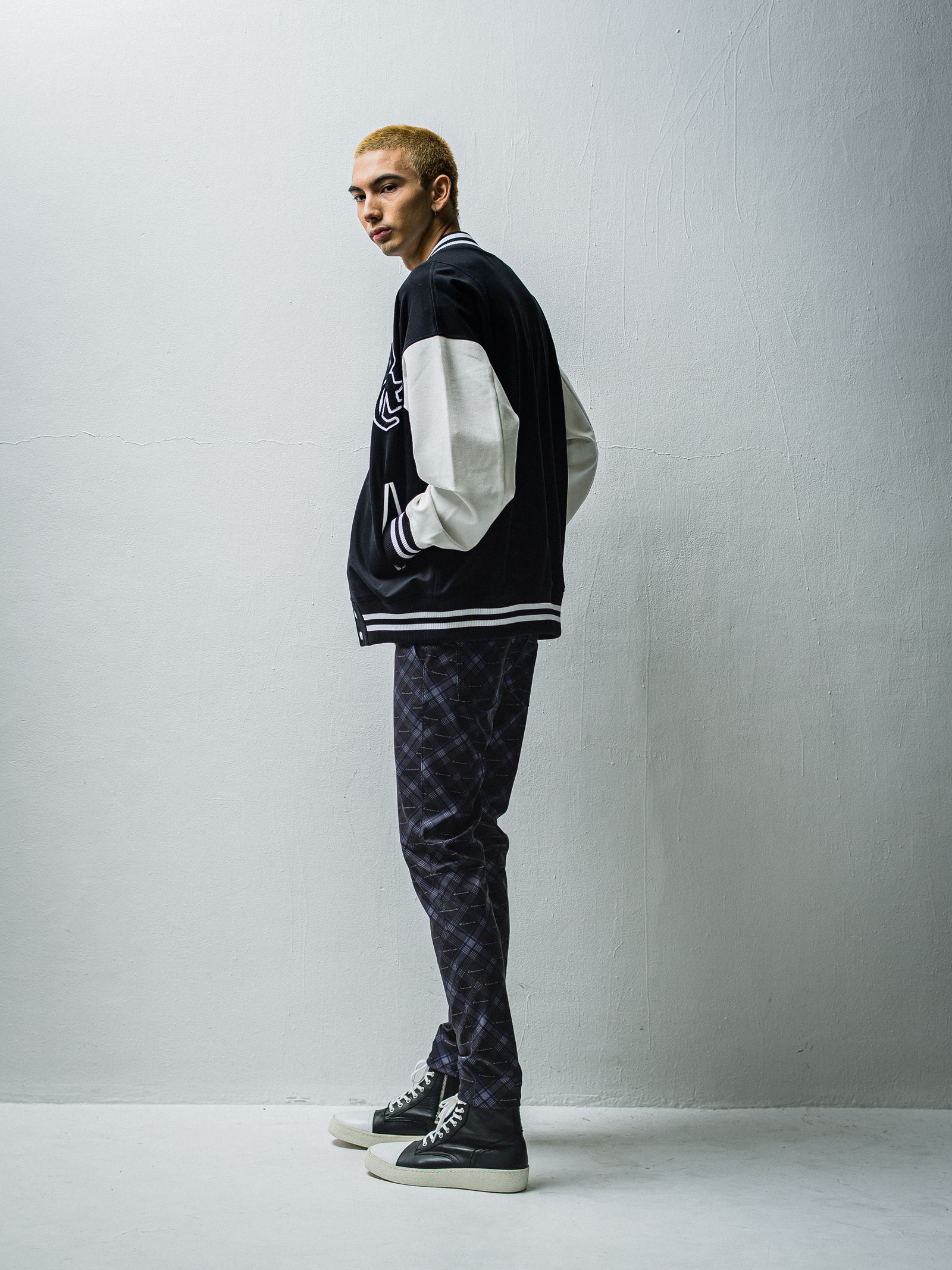 CHRIS EASY PANTS / RC27-ST-016 / チェックイージーパンツ / チェックブラック