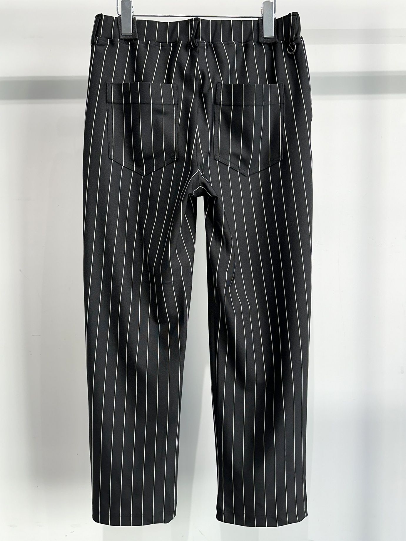CHRIS EASY WIDE TUCK PANTS / RC35-ST-016WT / ワイドタックパンツ / ブラックストライプ