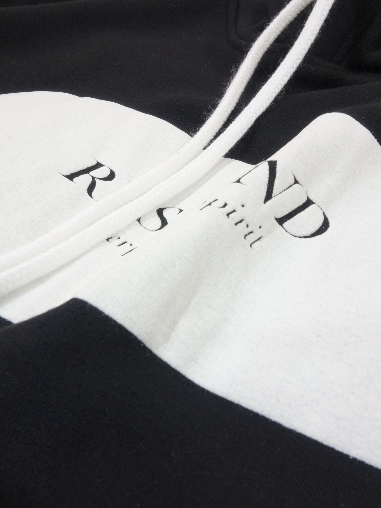 【コラボモデル第4弾】 BOX LOGO BOA FLEECE LOOSE HOODIE / RC18-C-009 / オーバーサイズパーカー / ブラック