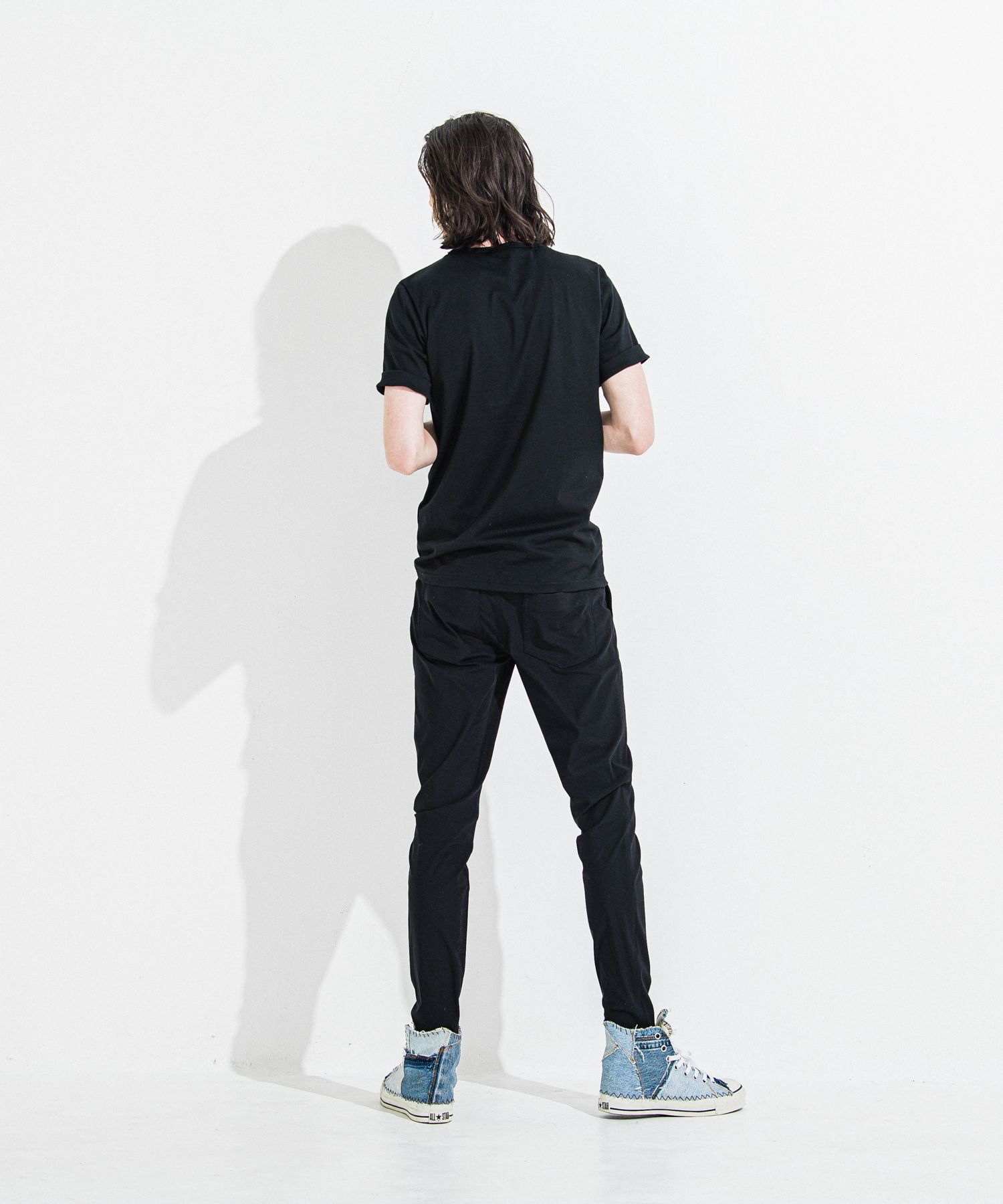 CHRIS EASY TUCK  PANTS / RC36-ST-016T / ナイロンイージータックパンツ / ブラック