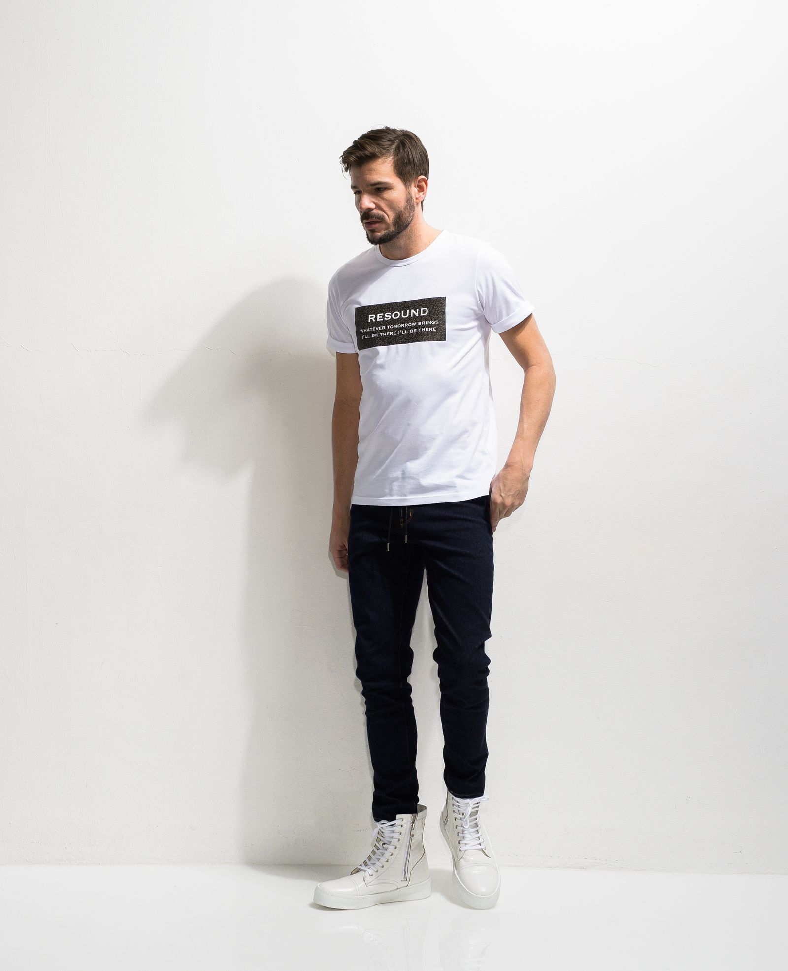 【※期間限定販売※】 LEO BOX ROGO ROLL UP JERSEY TEE / RC20-T-004 / ボックスロゴTシャツ