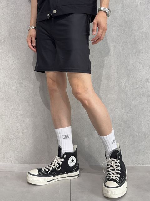 RUSH DENIM SHORTS / RC40-HP-003 / ラッシュガードデニムショーツ / ブラック