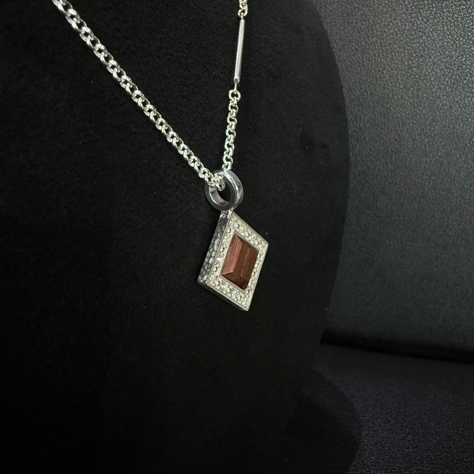 エタニティスクエアウッドペンダント(パオロッサ) / VLP173W-PA / ネックレス