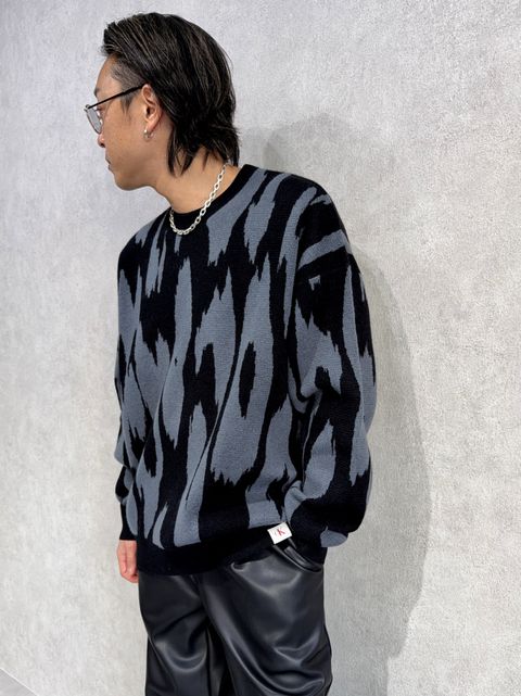 カルバンクライン新作×RESOUND別注レザーワイドいパンツ