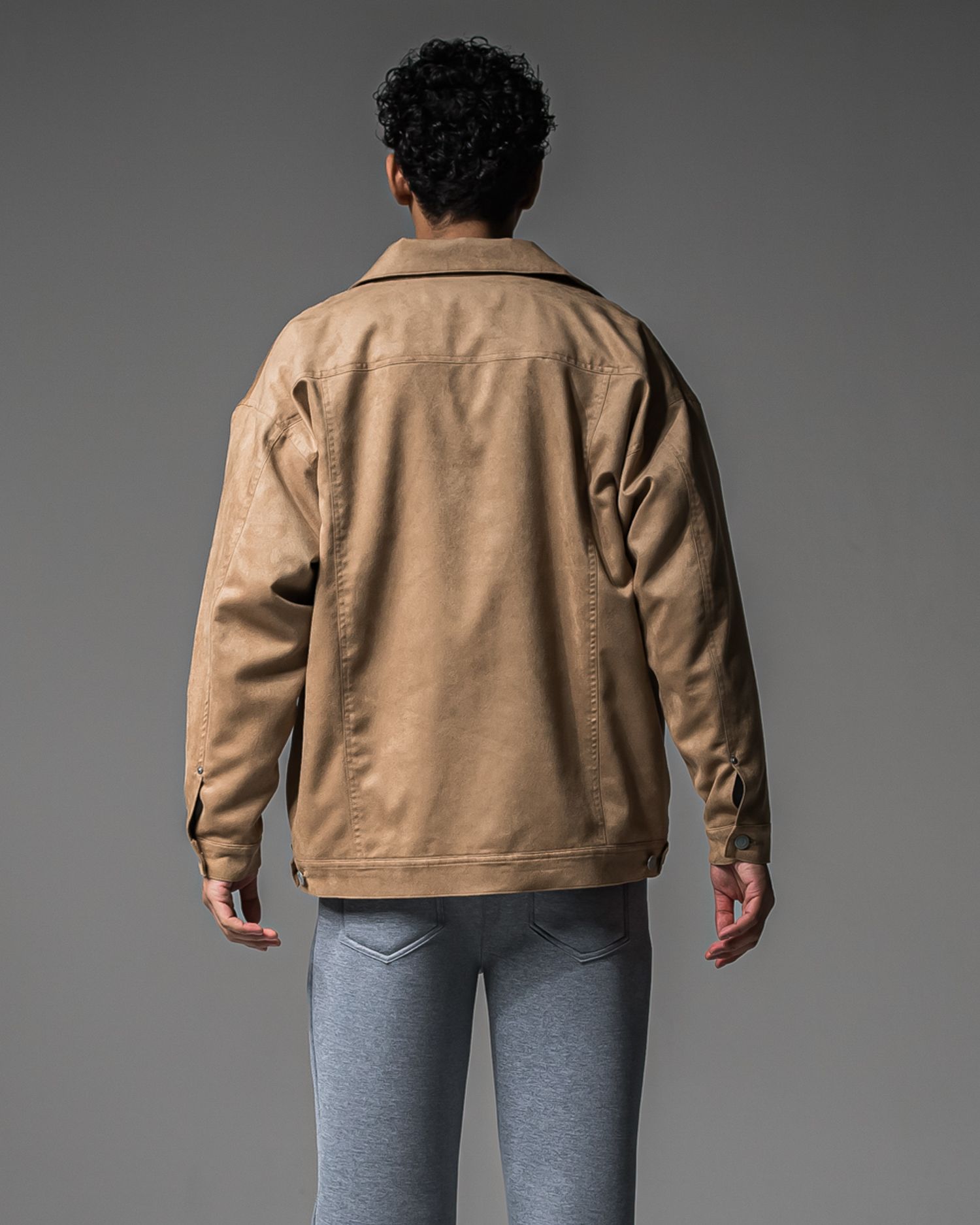 LEATHER OVER 2ND G / RC37-JK-005 / スエードエコレザー2ND型Gジャン / ベージュ (9月中旬入荷予定)