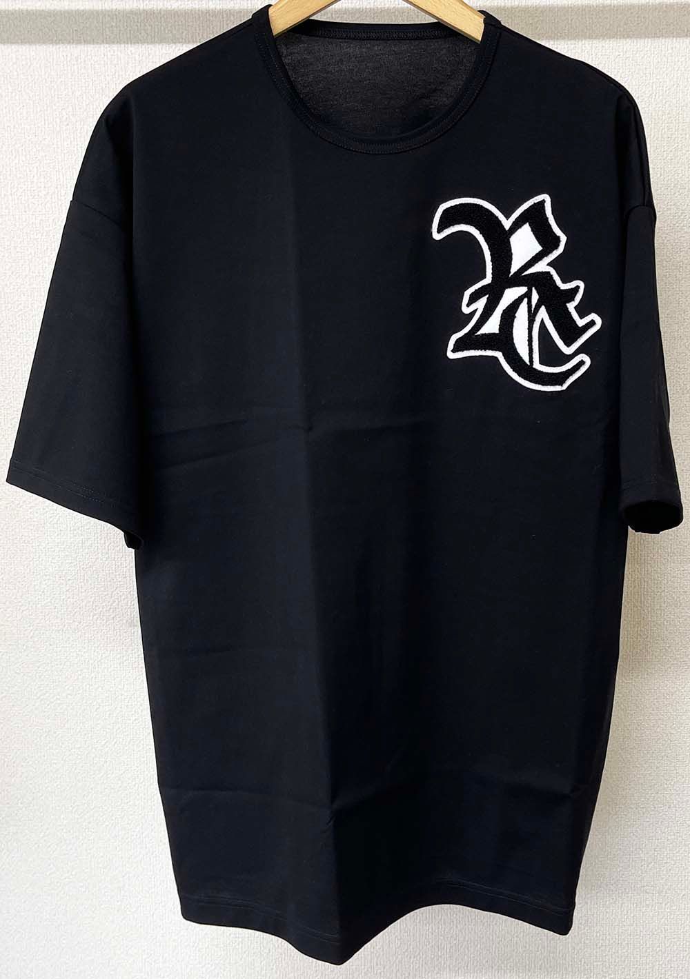 RC CHENILLE LOOSE TEE / RC25-T-004 / ビッグTシャツ / ブラック ※
