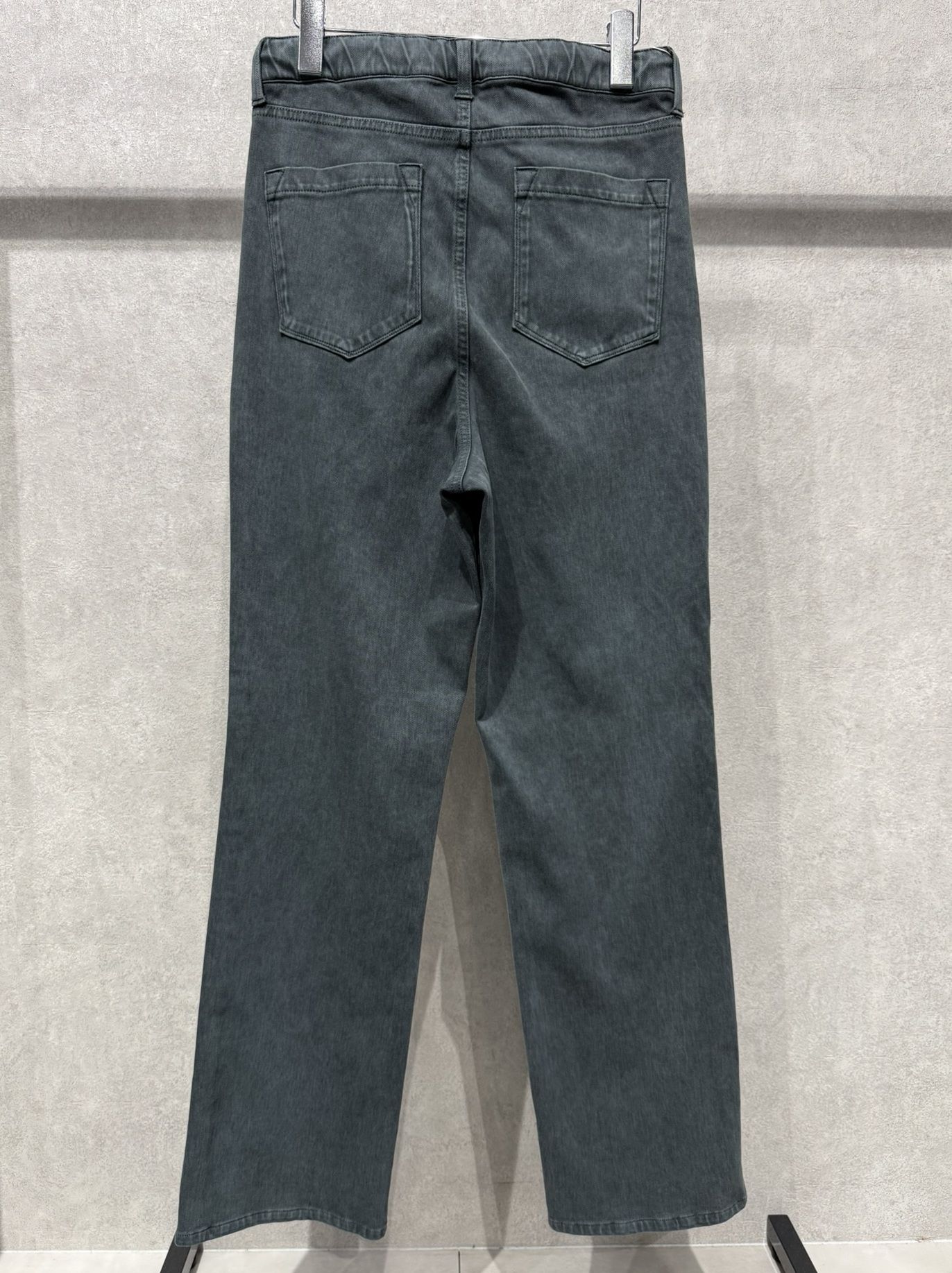 KING DENIM JERSEY / BASIC-ST-005 / デニムジャージバギーワイドパンツ / ピグメントブラック