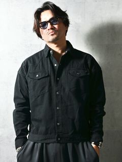 WESTAN JK / DP1-JK-004 / ウエスタンシャツジャケット / ブラック (3月中旬入荷予定)