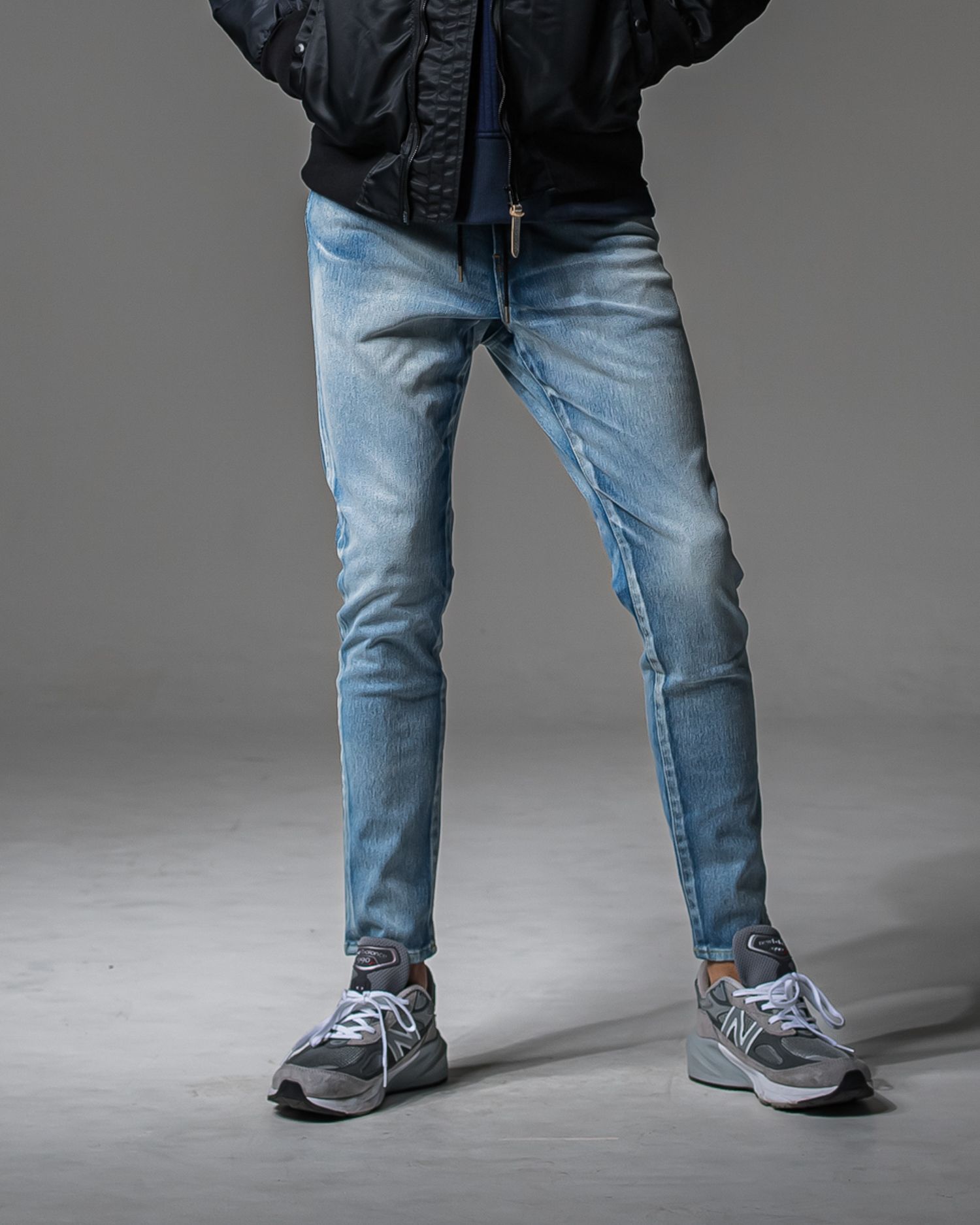 MICK DENIM JERSEY / RC37-ST-020 / デニムジャージテーパードパンツ / ライトインディゴ (9月上旬入荷予定)