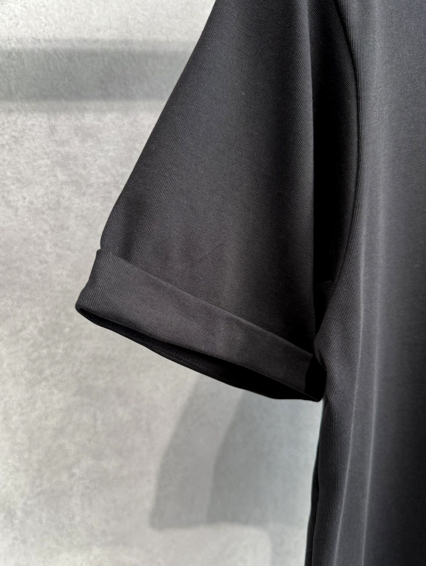 ROLL UP HENRY T / RC40-T-005 / ロールアップヘンリーネックTシャツ / ブラック