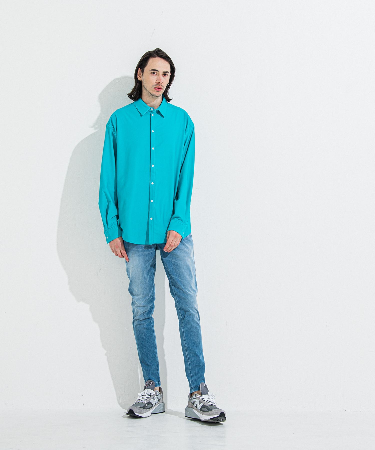 DENIM JERSEY CHRIS EASY TUCK PT / RC36-ST-016TD / ライトオンスデニムジャージイージータックパンツ / ライトインディゴ