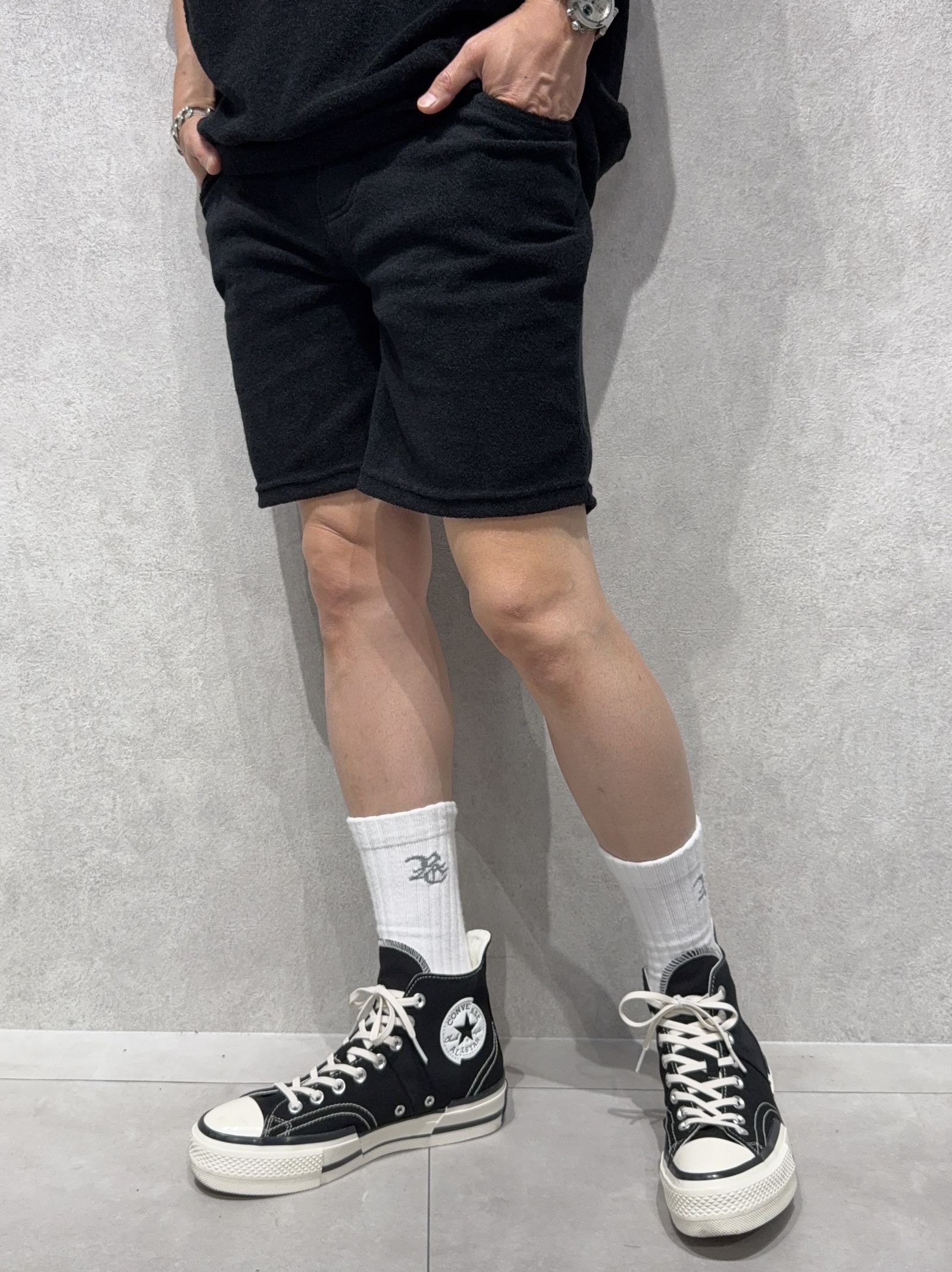 VINTAGE PILE SHORTS / RC40-HP-001 / パイルショーツ / ブラック