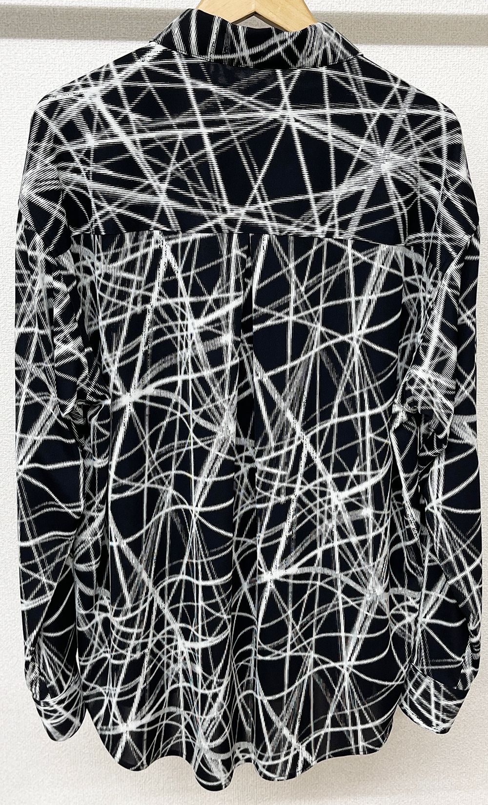JACK SHIRTS / RC28-SH-001 / オーバーサイズシャツ / ブラック×ホワイト