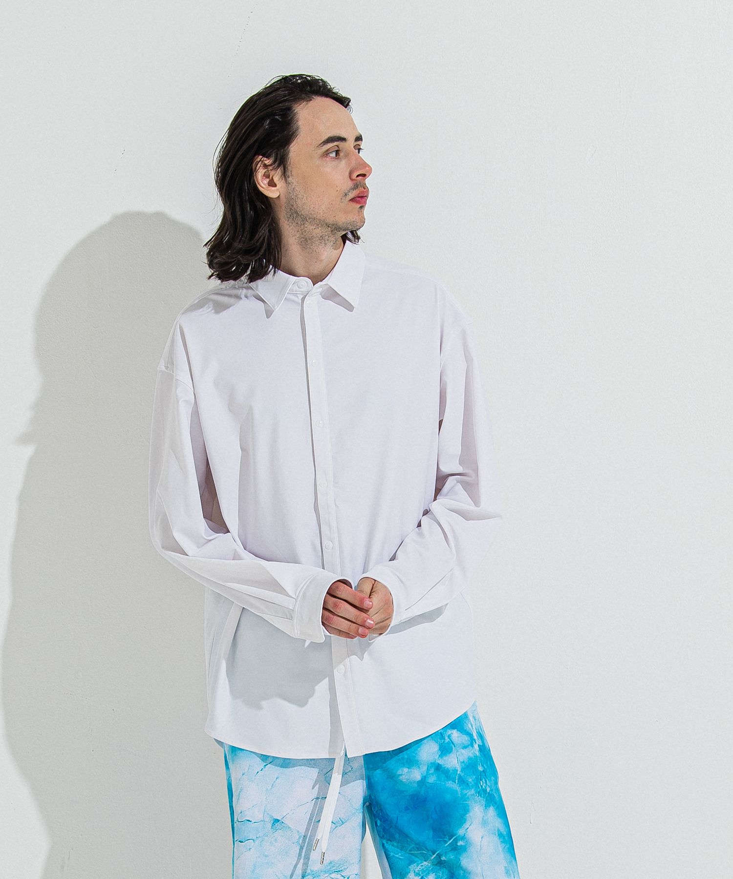 RUSH JACK SHIRTS / RC36-SH-001 / オーバーサイズラッシュガードシャツ / ホワイト