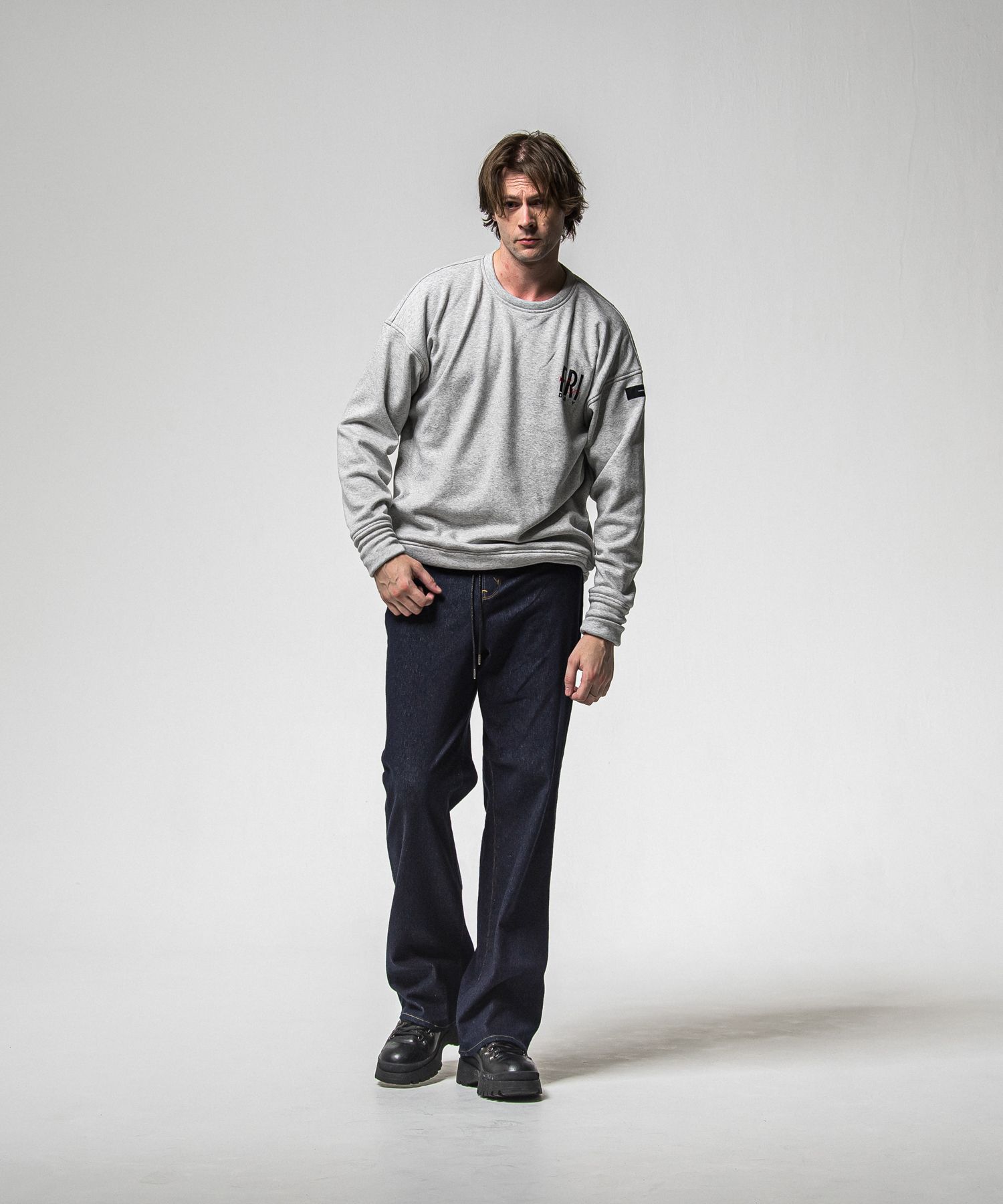 KING DENIM JERSEY / BASIC-ST-005 / デニムジャージバギーワイドパンツ / インディゴワンウォッシュ (12月中旬入荷予定)