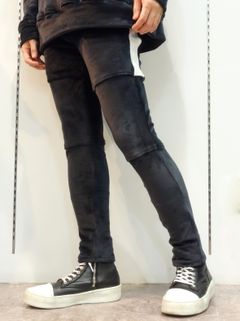【RUDO掲載】 DOUBLE VELOURS FLEECE SLASH LINE PT / RC22-ST-012H / ベロアフリースラインパンツ