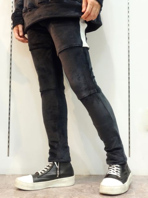 【RUDO掲載】 DOUBLE VELOURS FLEECE SLASH LINE PT / RC22-ST-012H / ベロアフリースラインパンツ