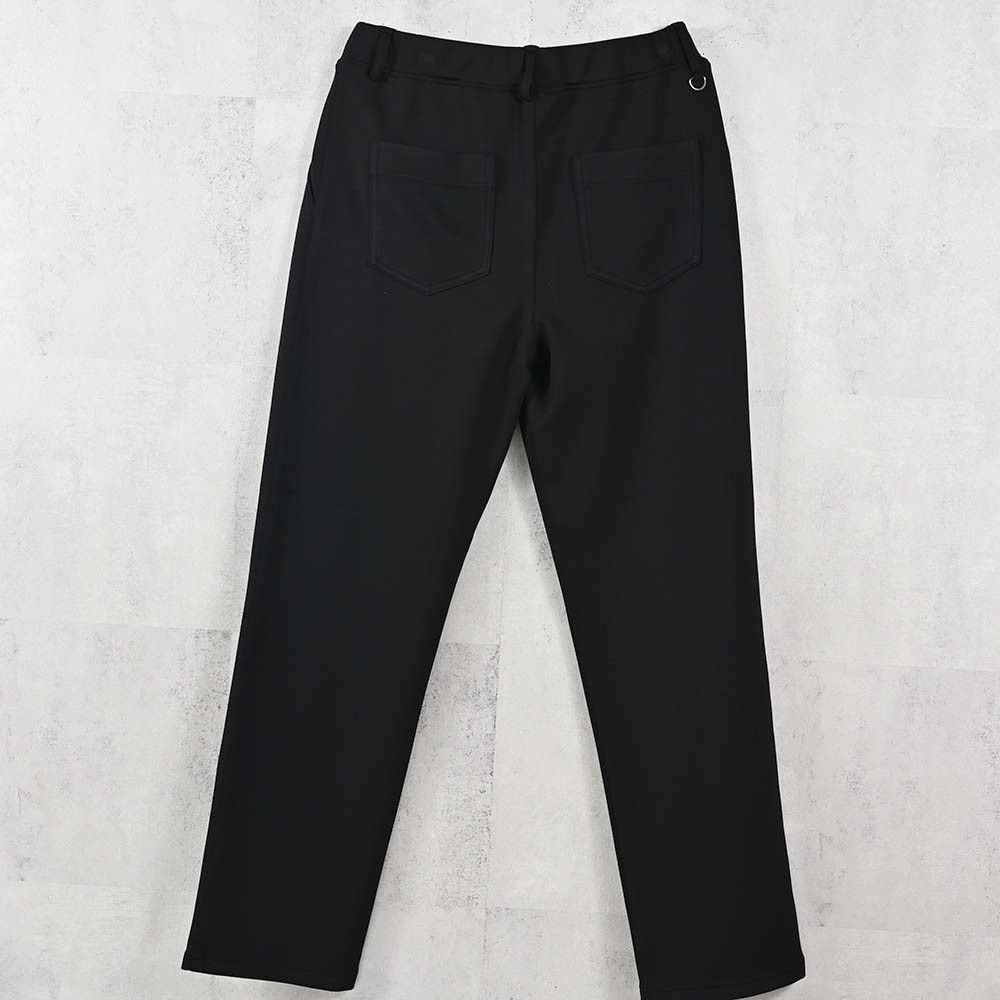 SEMI WIDE TUCK PANTS / RC40-ST-016WT / セミワイドタックパンツ / ダンボールブラック (4月中旬入荷予定)