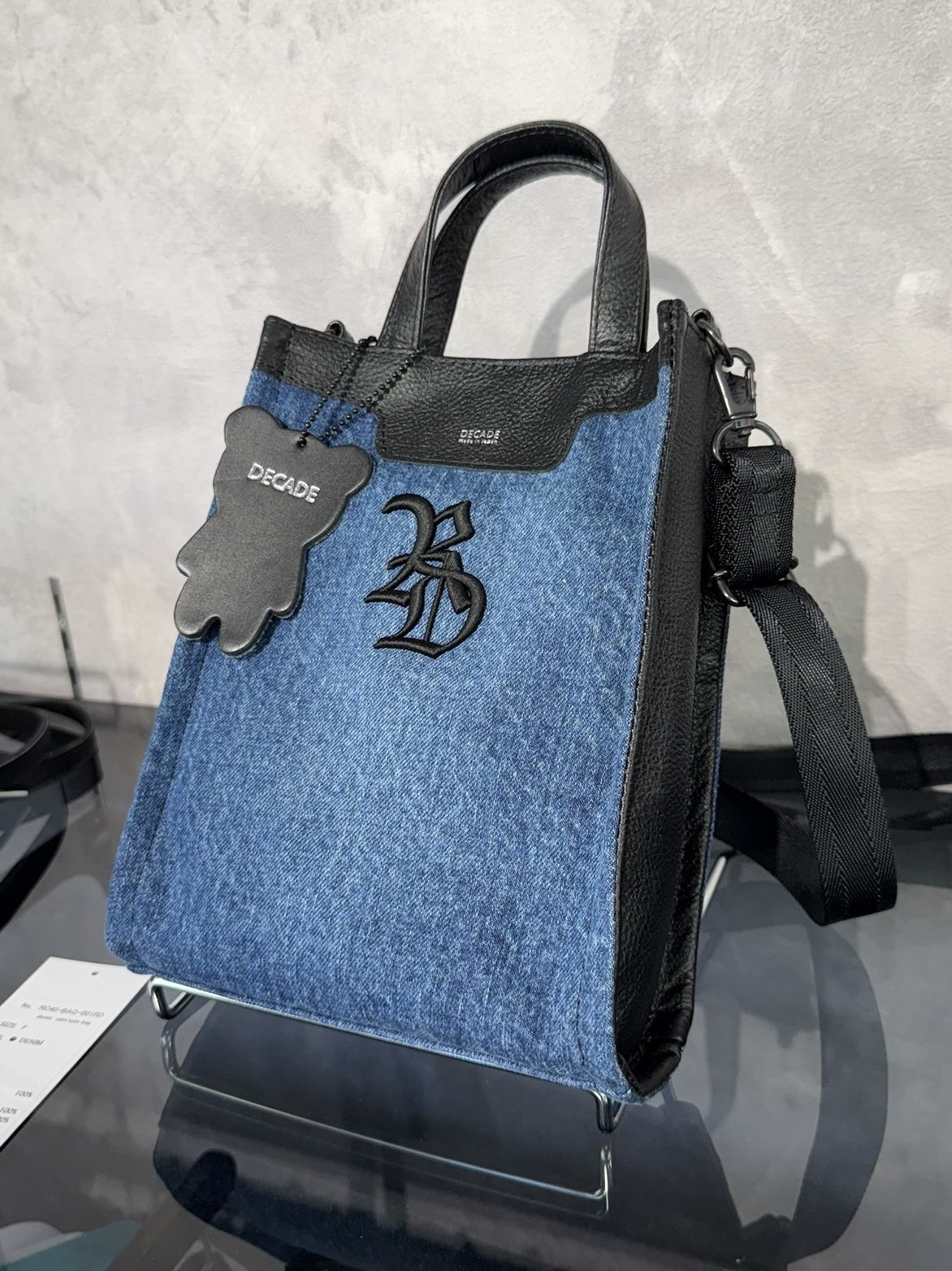 DENIM MINI TOTE BAG / RC40-BAG-001RD / デニムミニトートショルダーバッグ / デニム (5月中旬入荷予定)