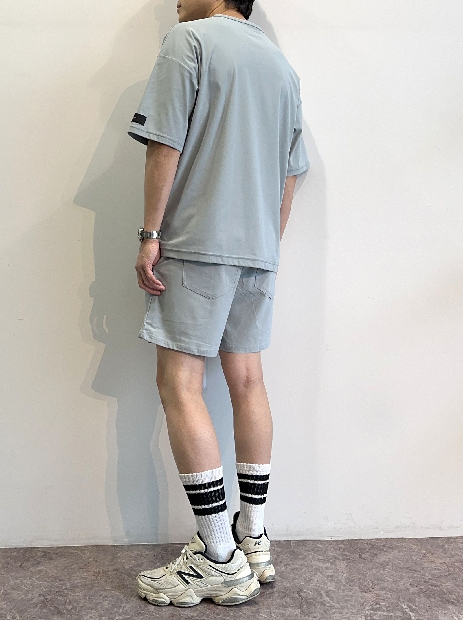 TV NYLON SHORTS / RC40-HP-004 / リラックスナイロンショーツ / アクア (6月上旬入荷予定)