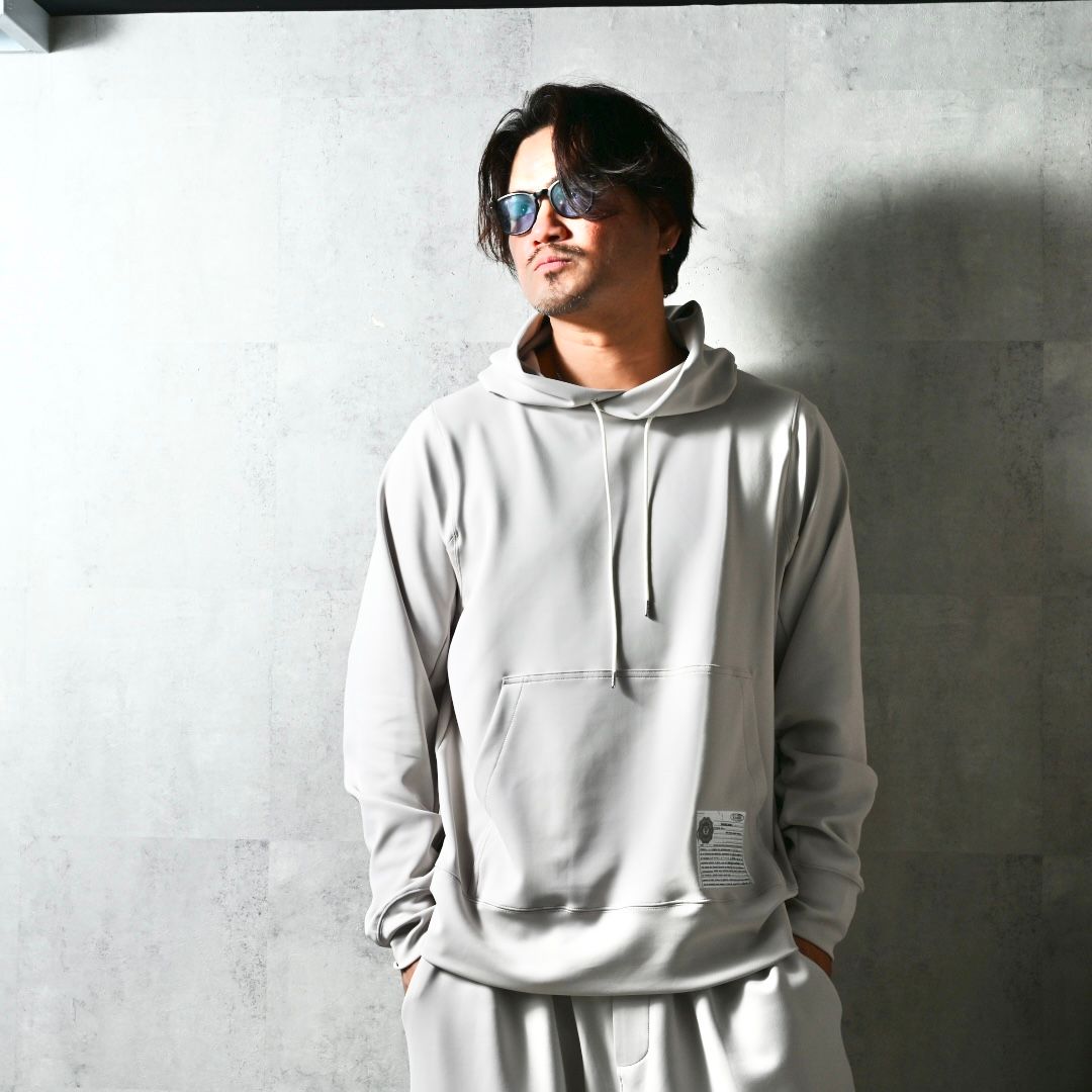 WILL PULLOVER HOODIE / DP1-C-001 / ウィルプリントプルオーバーパーカー / グレージュ (2月上旬入荷予定)