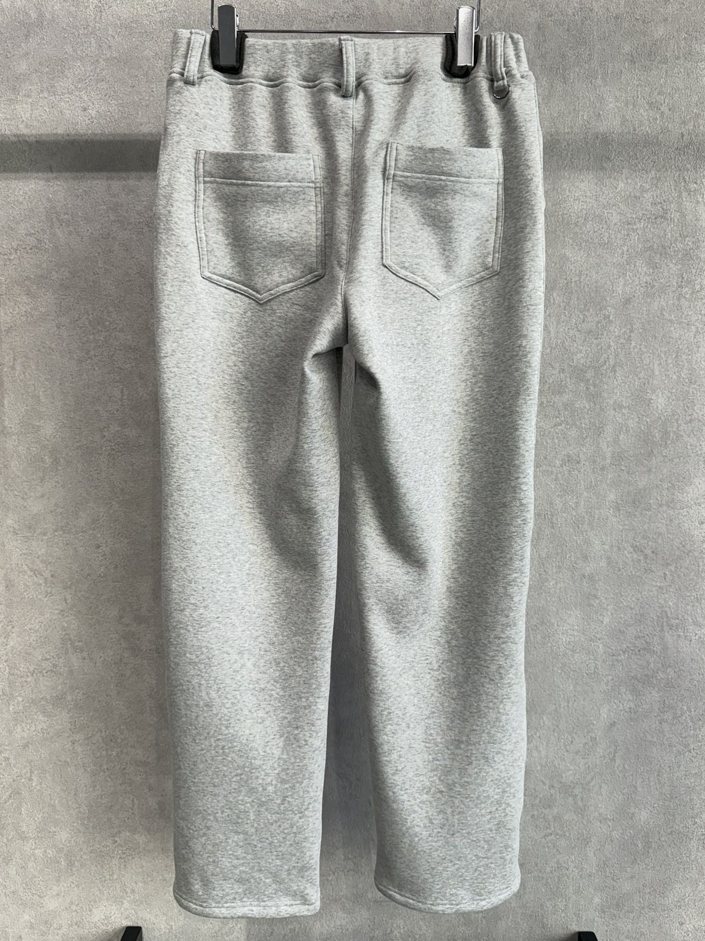 VELOURS FLEECE WIDE TUCK PANTS / RC38-ST-016HWT / 裏起毛スウェットワイドタックパンツ / グレー