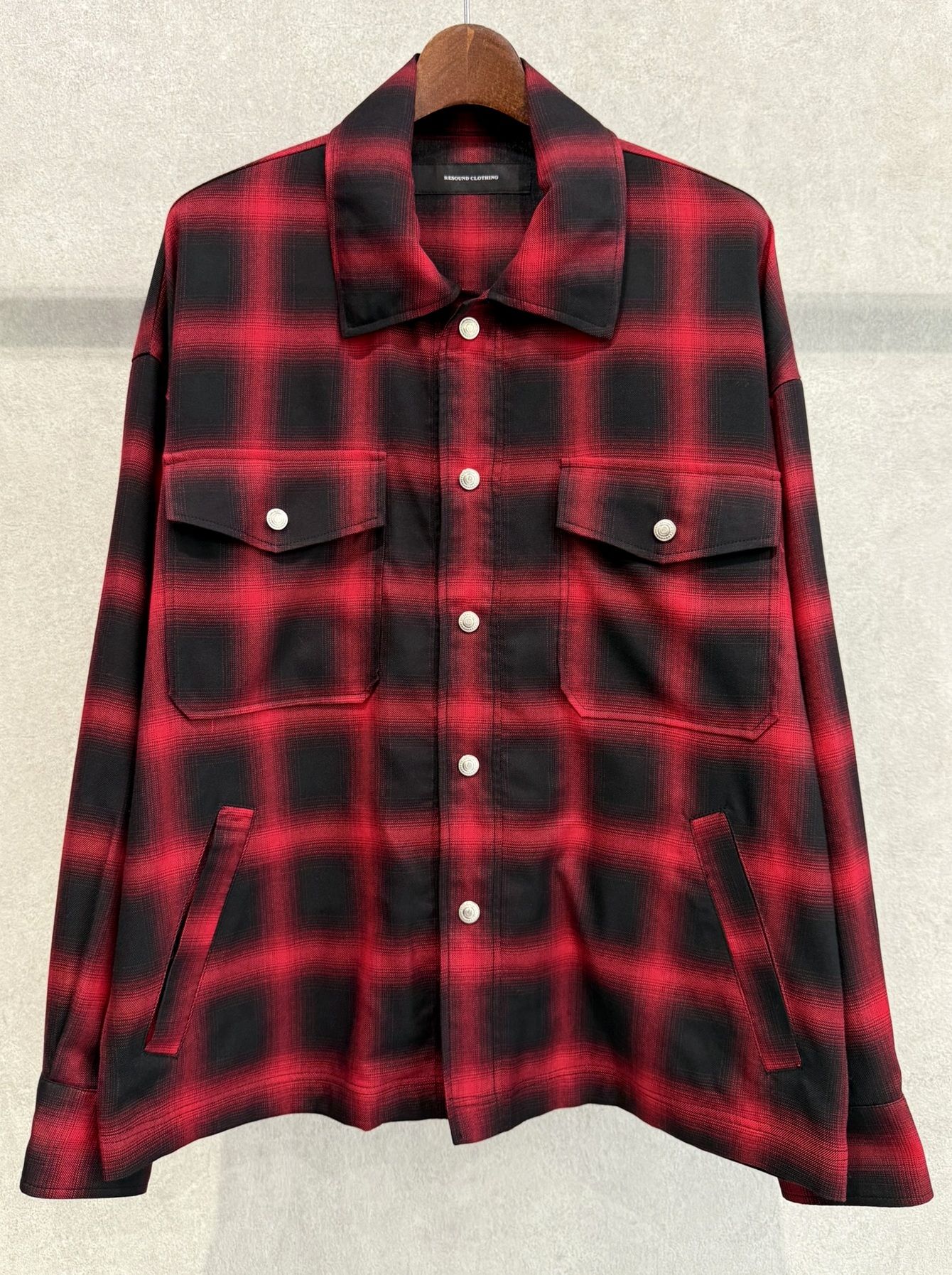 50S CHECK JK / RC39-JK-007C / チェックシャツジャケット / レッド