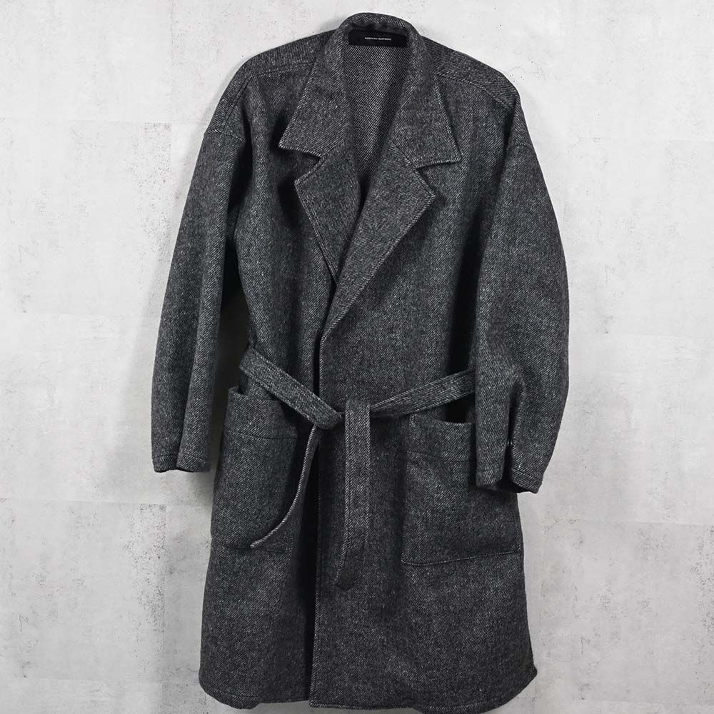 GOWN OVER COAT / RC38-JK-004 / オーバーサイズガウンコート / グレー (11月上旬入荷予定)