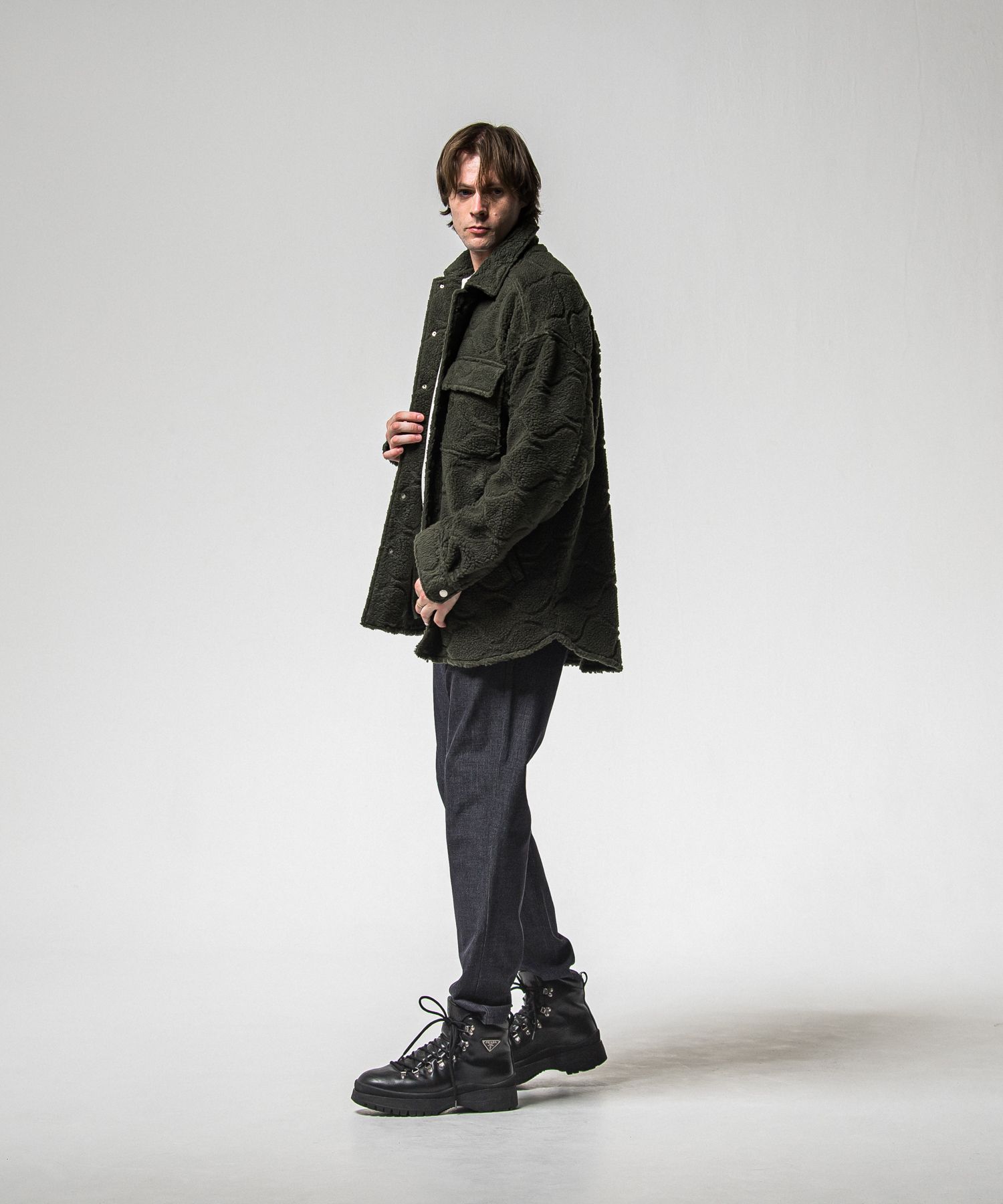 CPO BOA SHIRTS JK / RC38-JK-006 / ボアCPOシャツジャケット / カーキ (11月上旬入荷予定)