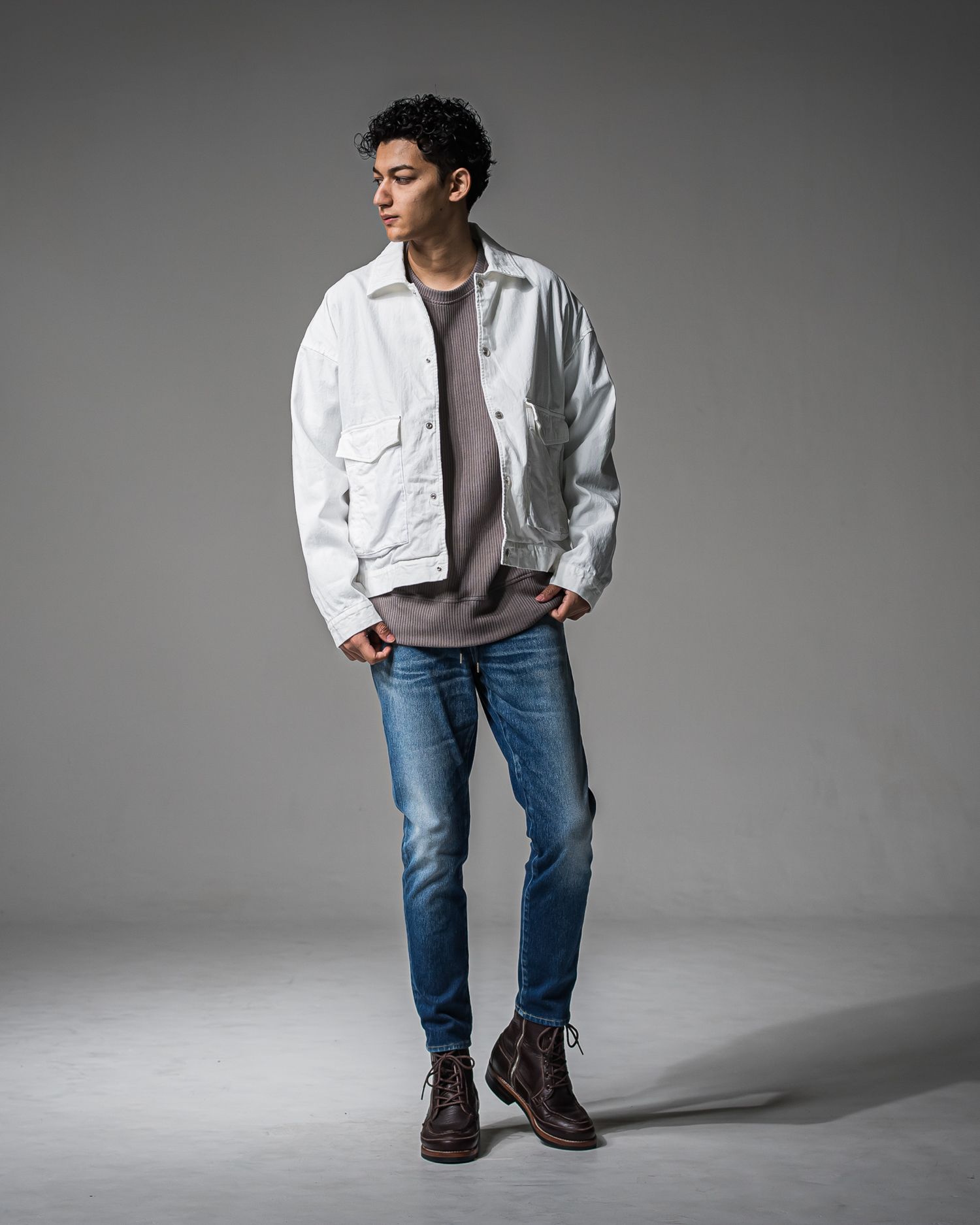 MICK DENIM JERSEY / RC37-ST-020 / デニムジャージテーパードパンツ / ダークインディゴ (9月上旬入荷予定)