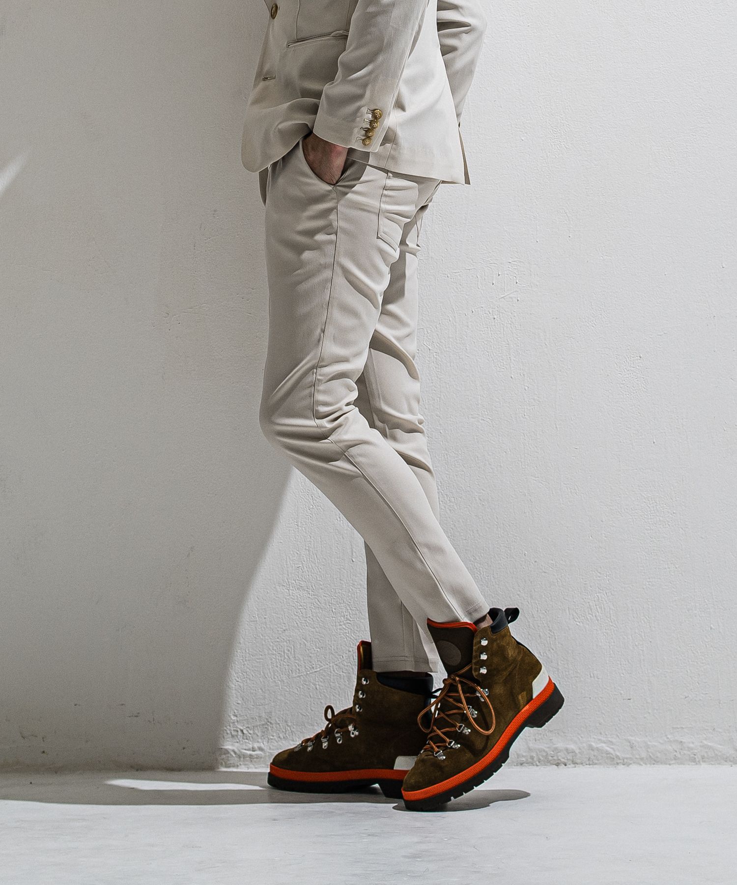 GAVIRIA SLACKS EASY PANTS / DP1-ST-001 / スラックスイージーパンツ / ベージュ (3月中旬入荷予定)