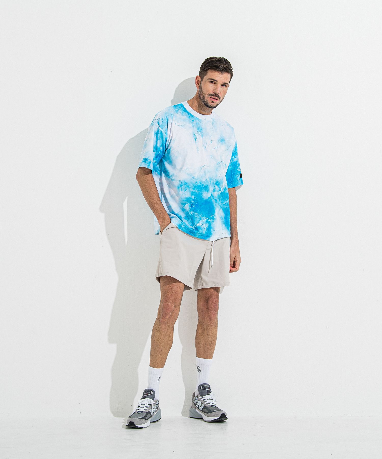TV NYLON SHORTS / RC36-HP-004 / リラックスナイロンショーツ / グレージュ