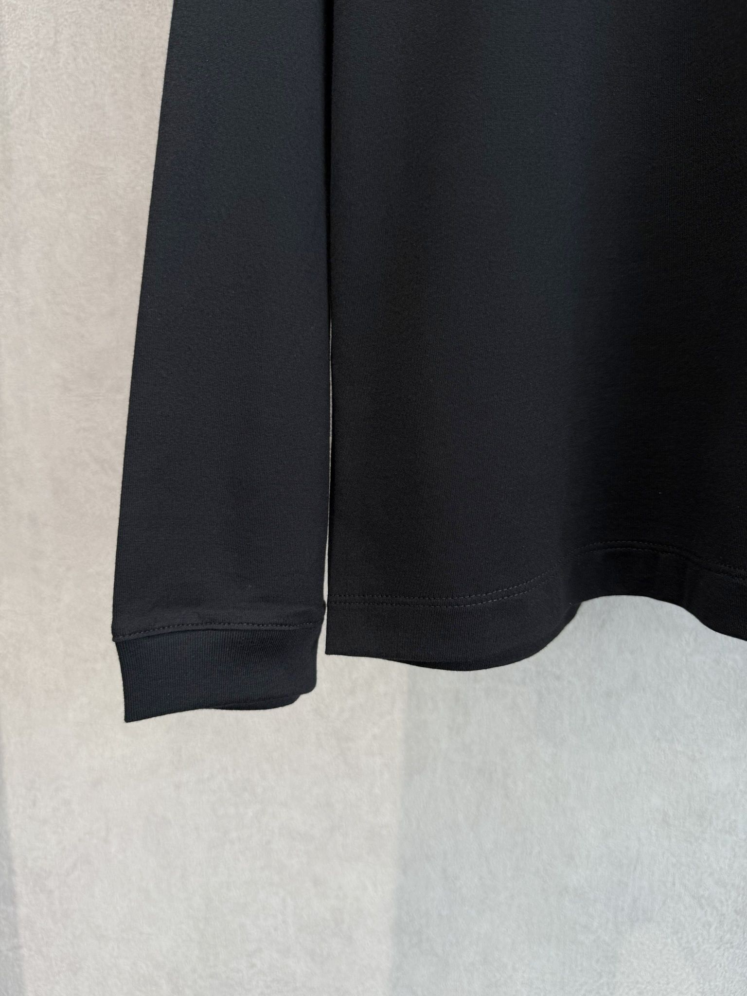 UK OVER LONGSLEEVE TEE / RC41-T-002 / オーバーサイズ長袖ロゴプリントTシャツ / ブラック