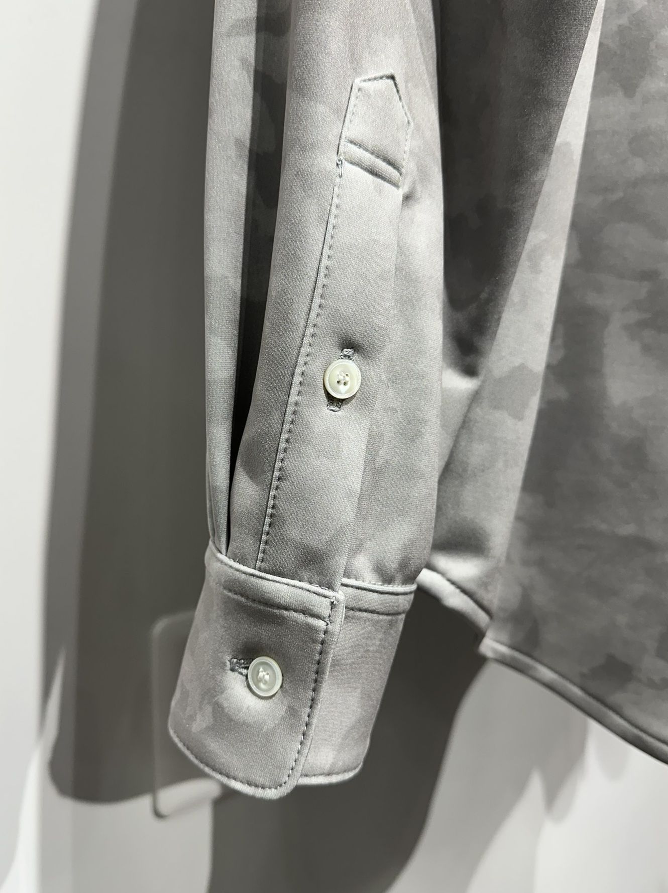 JERSEY JACK SHIRT / RC34-SH-001 / 裏起毛オーバーサイズシャツ / グレーカモフラ
