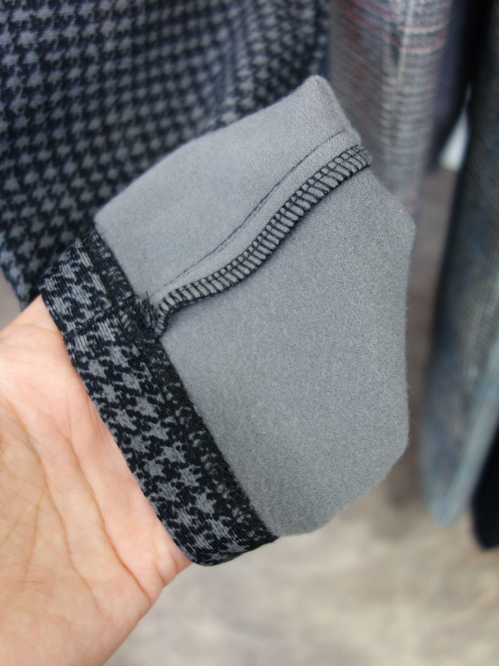 CHRIS EASY HEAT PANTS / RC26-ST-016H / 裏起毛イージーパンツ / 千鳥柄