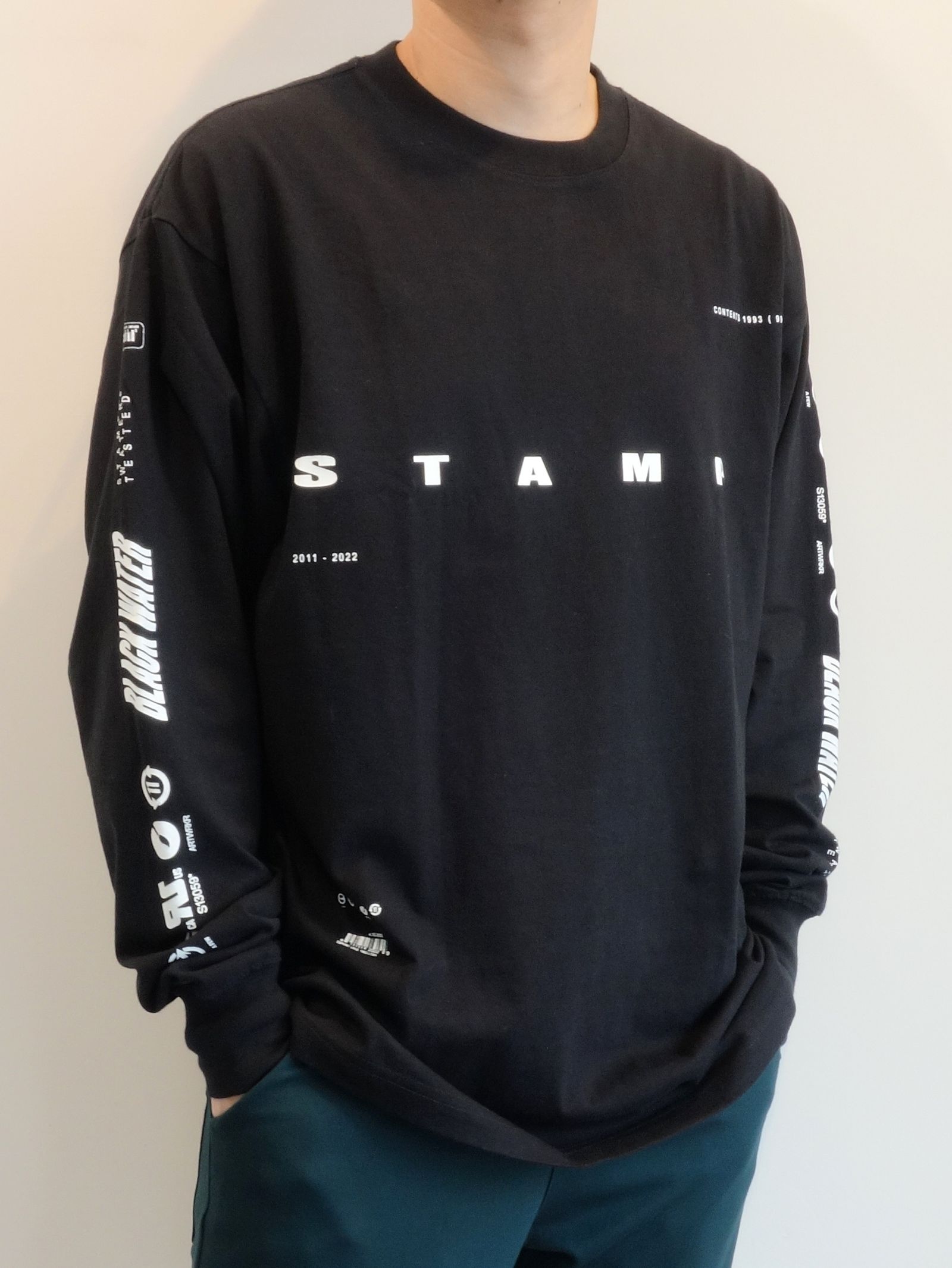 LS BLACK WATER RELAXED TEE / SLA-M2859LT /ビッグロンTEE