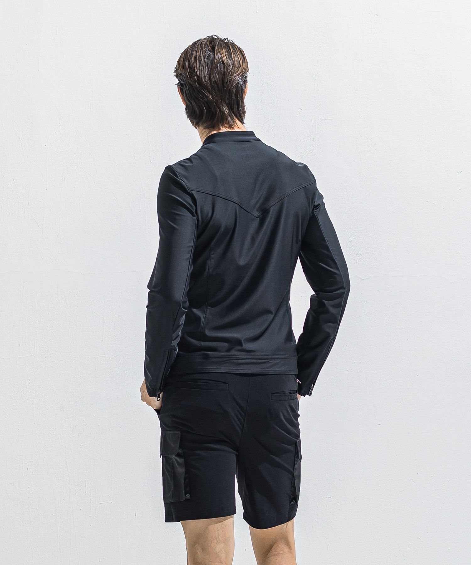 RUSH SB RIDERS / RC40-JK-001 / ラッシュガードシングルライダース / ブラック (5月下旬入荷予定)