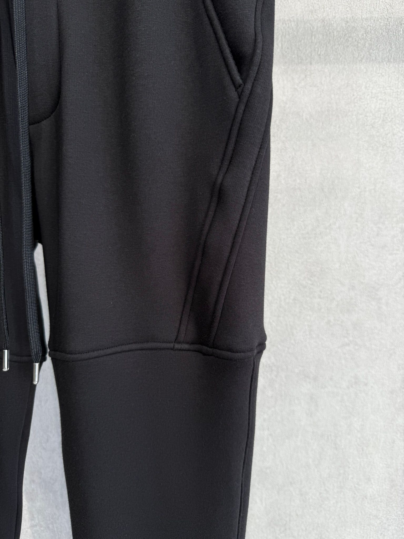 VELOURS FLEECE TYLER PANTS / RC38-ST-026H / 裏起毛スウェットラインパンツ / ブラック