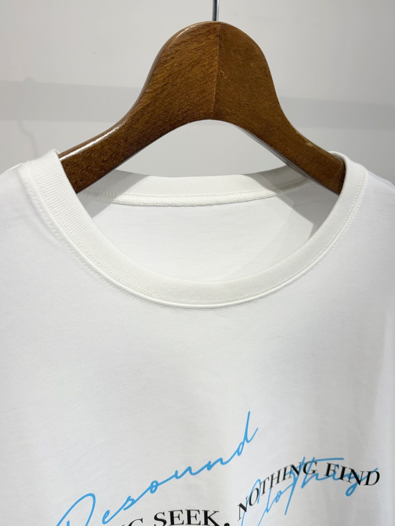NSNF LONGSLEEVE TEE / RC35-T-009 / メッセージロゴ長袖Tシャツ / ホワイト