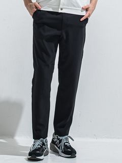 PAT WIDE EASY PANTS / RC40-ST-036BN / ワイドテーパードパンツ / ツイルブラック (4月中旬入荷予定)